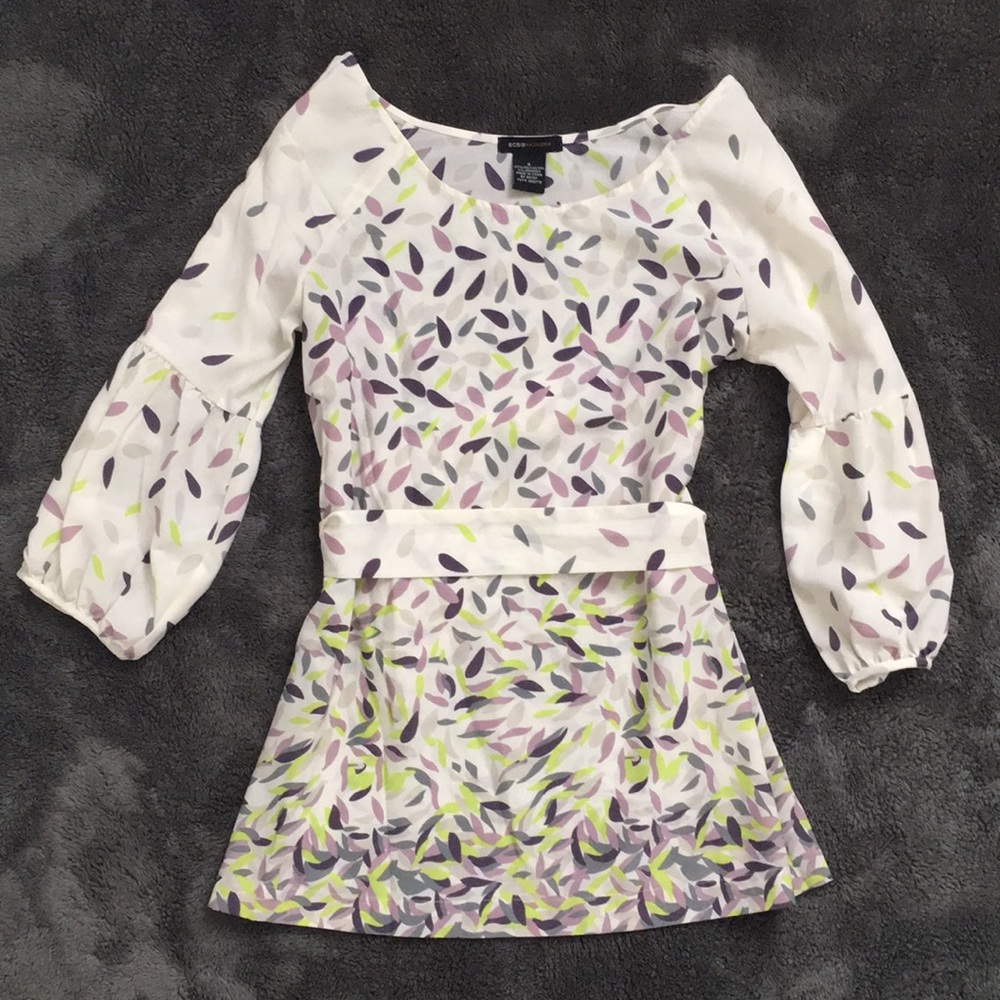 ❌sold❌BCBG patterned top